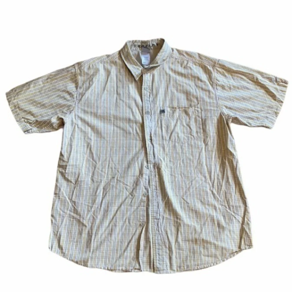 North face men’s short sleeve A5 series XL plaid